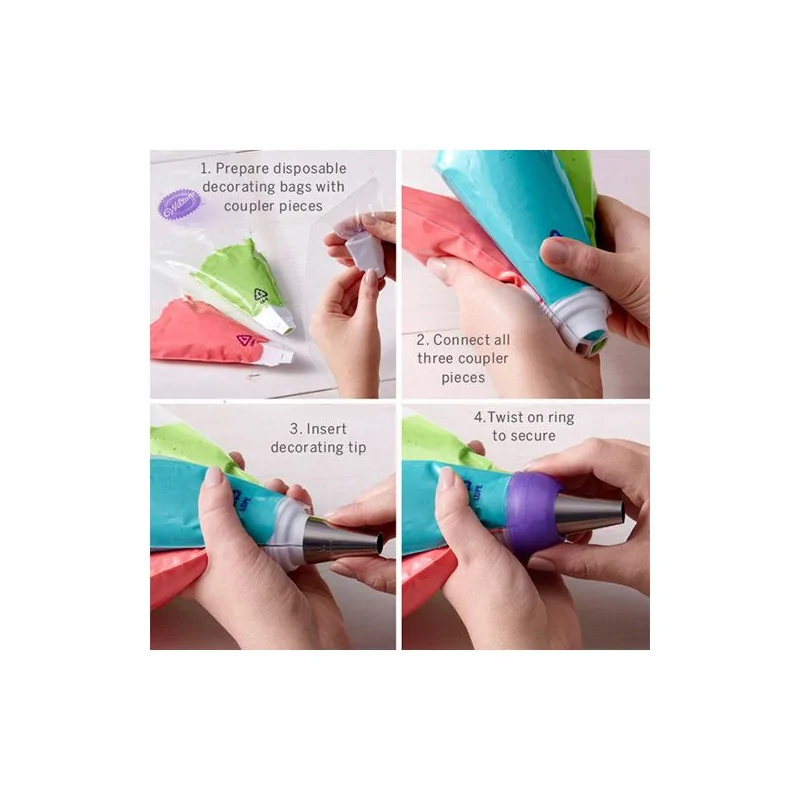 Douille pour kit de décoration tricolore