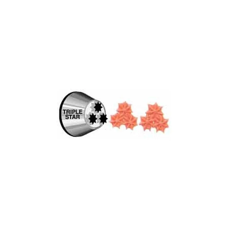 Douille Pâtisserie Wilton #21 Étoile - Buse Métallique Pour Décorer Gâteaux Et Cupcakes