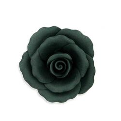 Rose noire en pastillage 9 cm Patisdécor