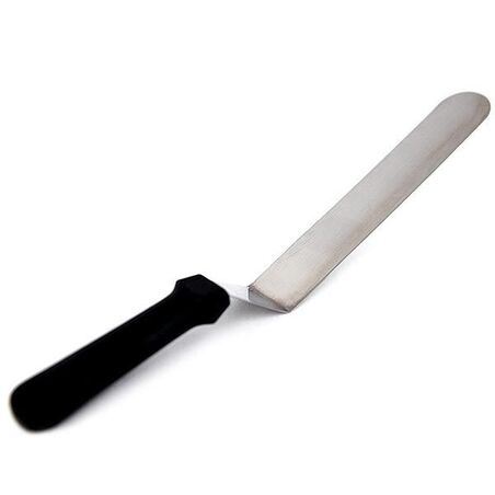 Spatule patisserie coudée lame inox 15 cm - Patisdécor