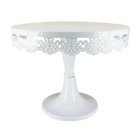 Présentoir gâteau sur pied haut, 23 cm