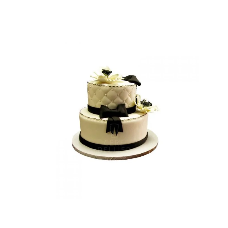 Empreinte effet matelassé rose Technicake