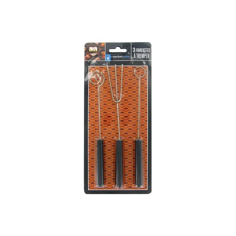 3 fourchettes à tremper Technicake