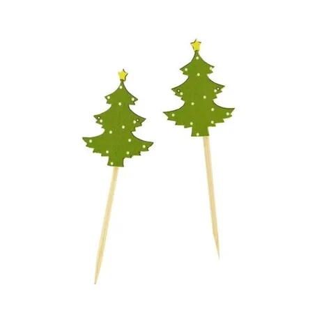 Sapin sur pique Gatodéco (x50)
