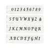 Pochoir pâtisserie alphabet + chiffres Technicake