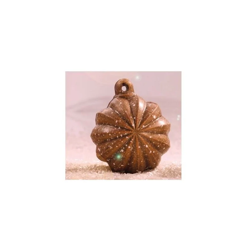 Moule chocolat Boule de Noël étoile