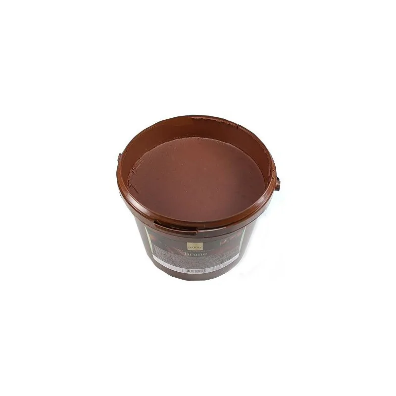 Pâte à glacer brune chocolat noir Barry 5 kg