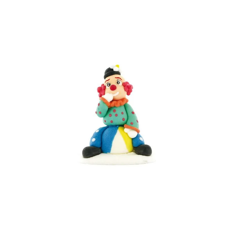 Clown sur un ballon en sucre