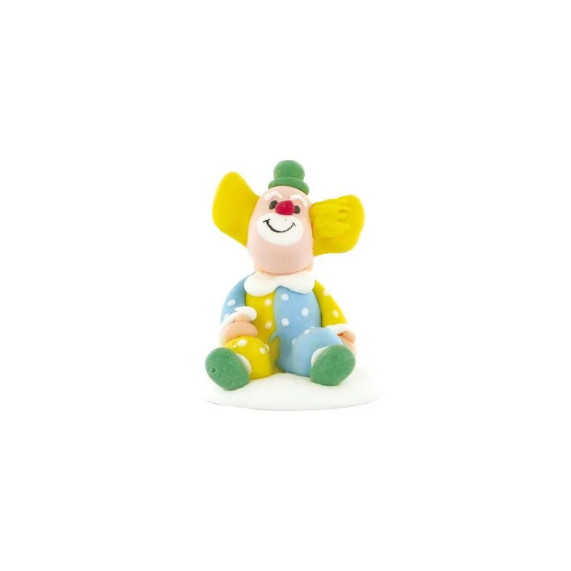 Clown assis en sucre