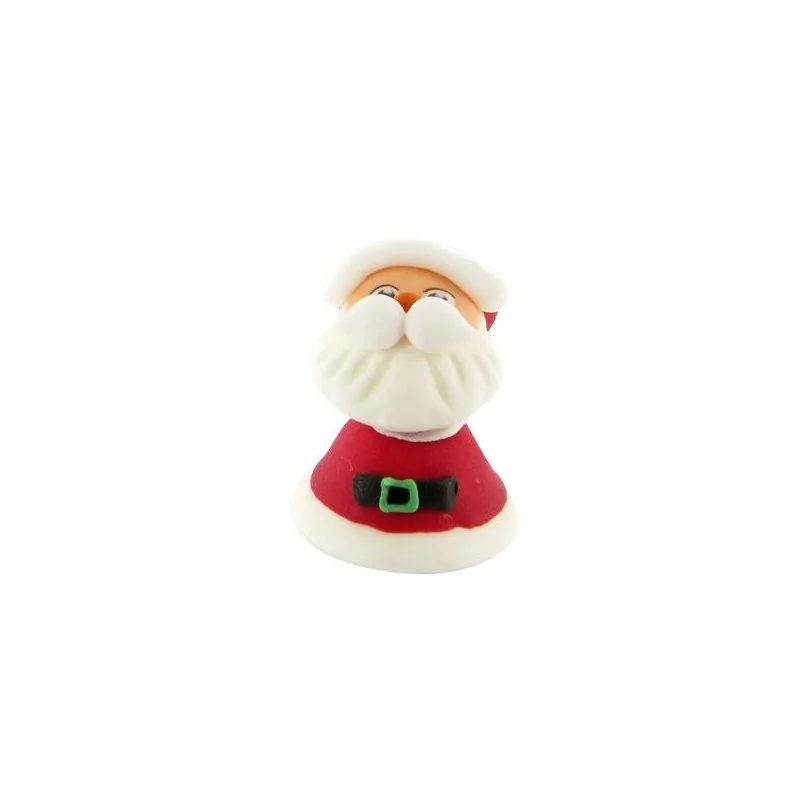 Père Noël souriant en sucre