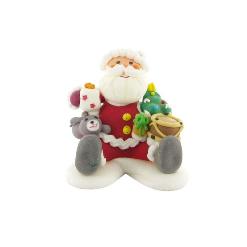 Déco accessoires figurines pique Bûche de Noel