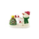 Bonhomme de neige et sapin en sucre Bonhomme de neige et sapin en sucre