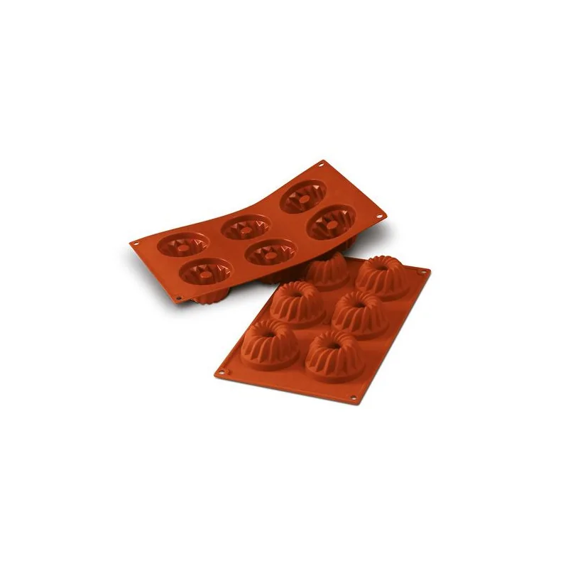Moule silicone 6 mini kouglofs
