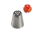 Douille à fleur inox n°1 Douille à fleur inox n°1