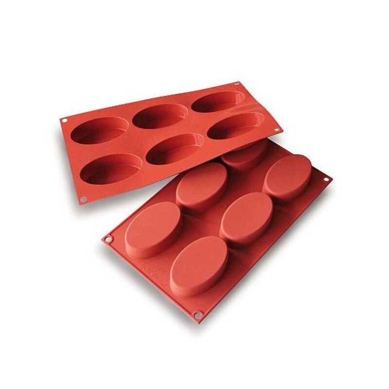 Moule silicone 6 ovales