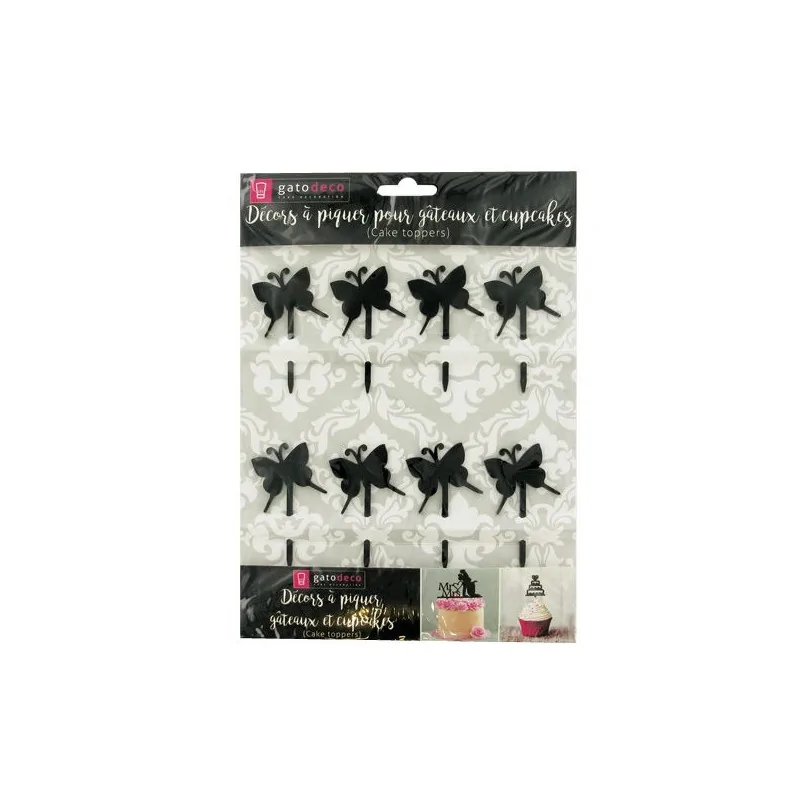 Cake Topper Papillons (x8)