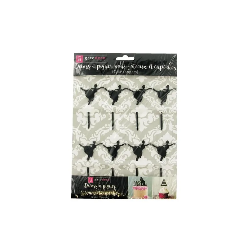 Cake Topper Danseuses (x8)