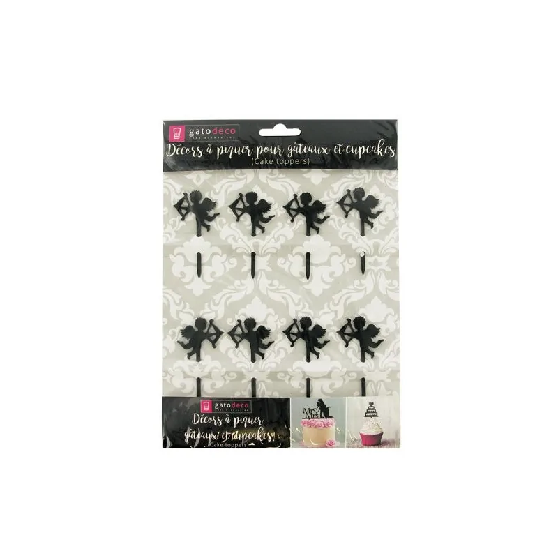Cake Topper Cupidon (x8)