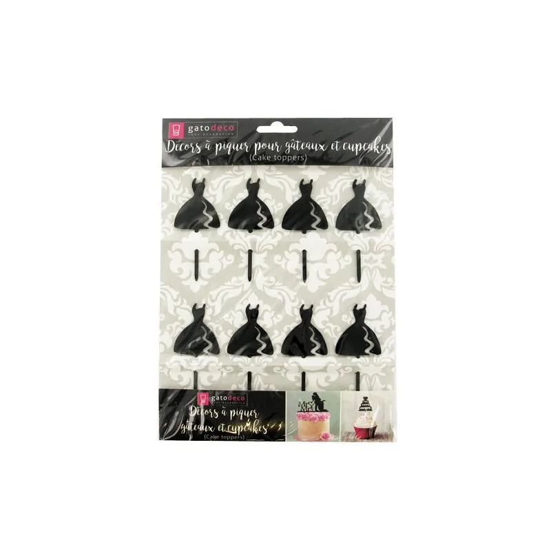 Cake Topper Robe (x8)