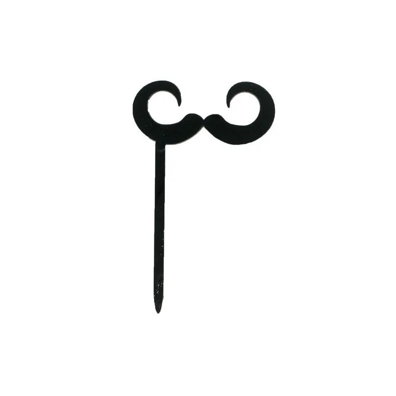 Cake Topper Moustaches (x8)