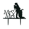 Cake Topper Mr & Mrs (x8)