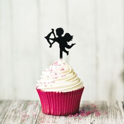 Cupcake Toppers Cupidon (x8)