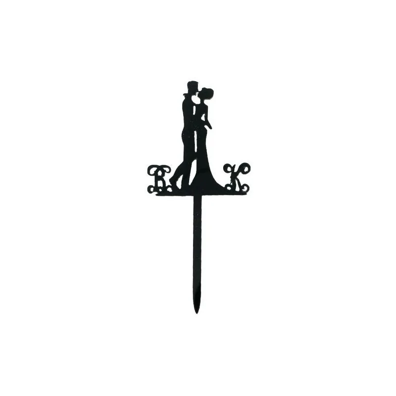 Cake Topper Couples enlacés (x8)