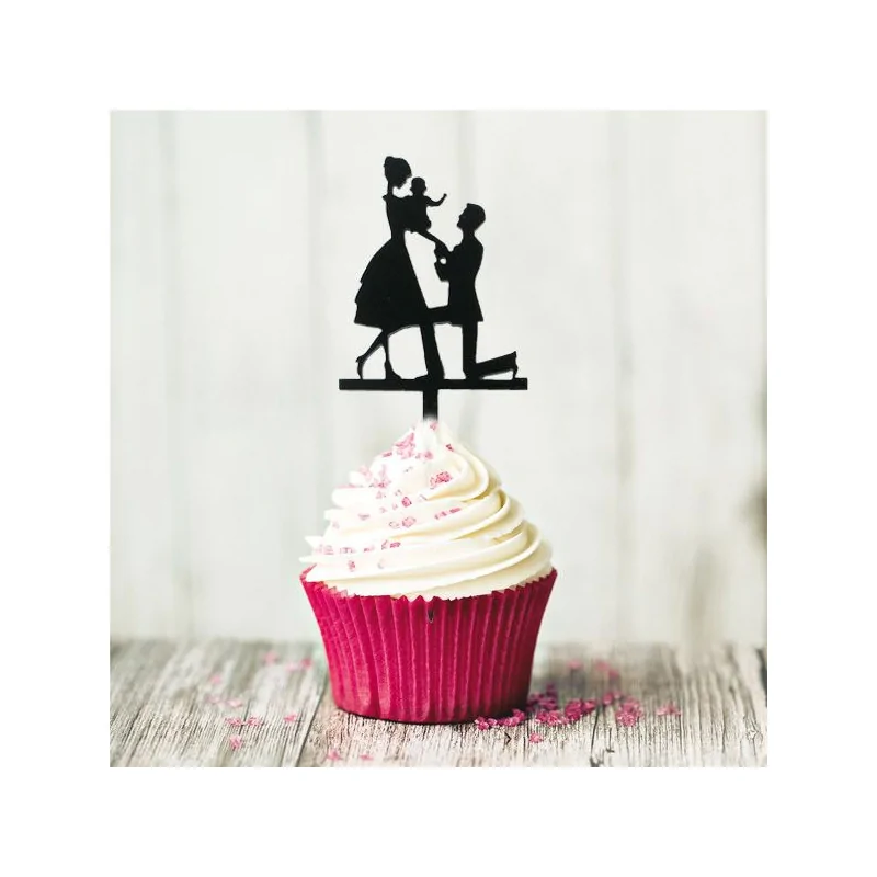Cake Topper Déclaration (x8)