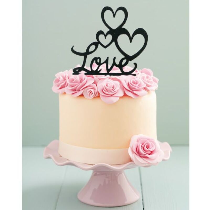 Cake Topper dessus de gâteau Love