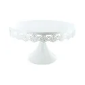 Présentoir gâteau rond brodé 30 cm