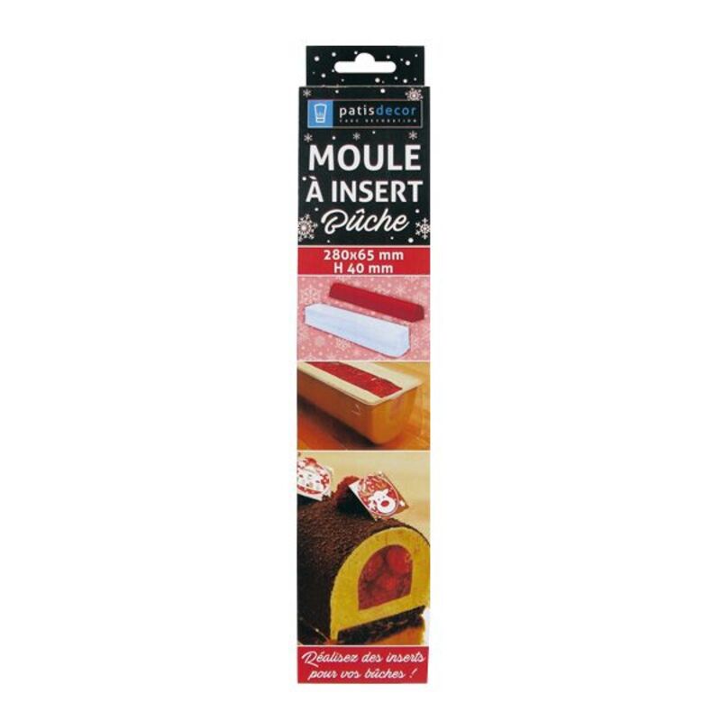 Moule bûche insert slalom