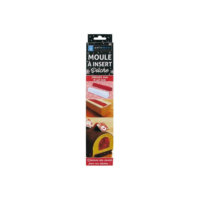 Moule à insert pour bûche PVC Patisdécor