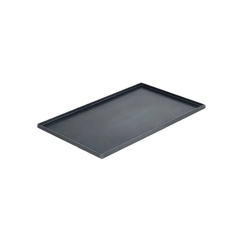 Plaque bords droits en tôle d'acier 40 x 30 cm De Buyer