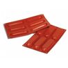 Moule silicone 6 rectangles arrondis