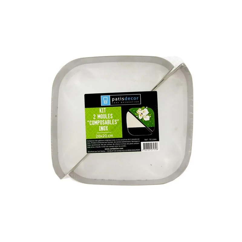 Cadre à patisserie modulable Twin 20 cm