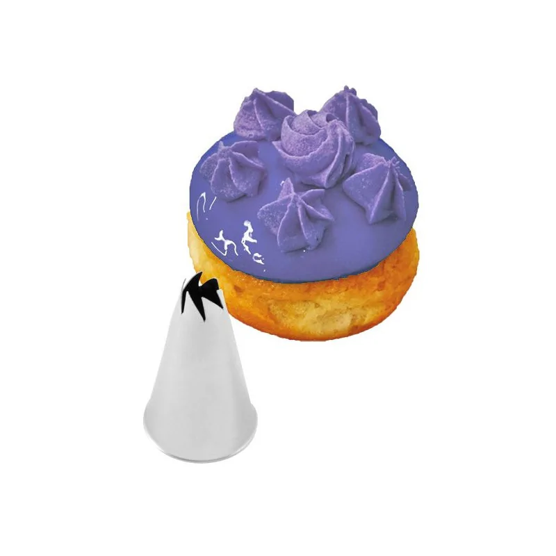 Douille décor "spirale" inox n°96