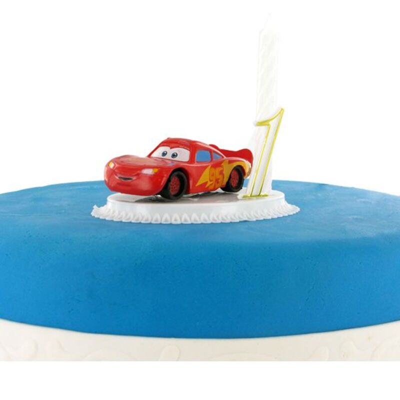 Bougies d'anniversaire Cars 12 pièces à prix minis sur decoagogo