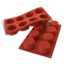 Moule silicone 8 cylindres 6 cm