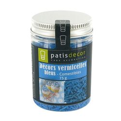 Vermicelles bleus comestibles Patisdécor 