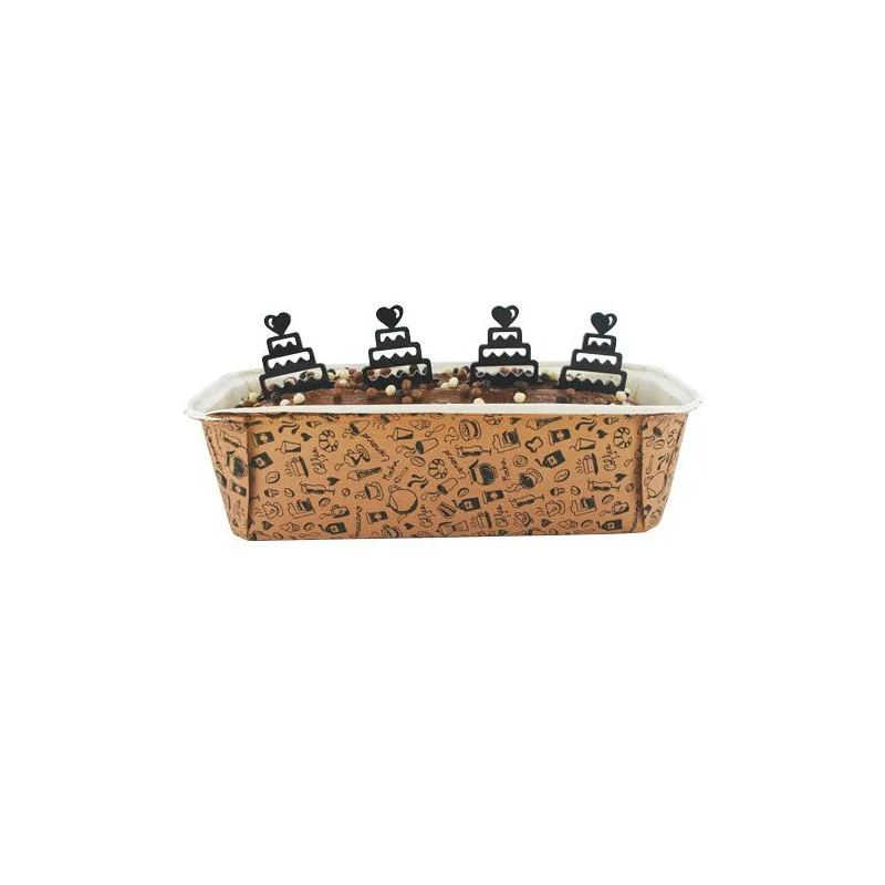 Moule a cake en carton Breakfast café
