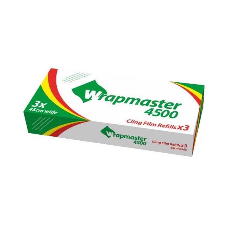 Distributeur Wrapmaster 4500 et 3 x 300m de film alimentaire