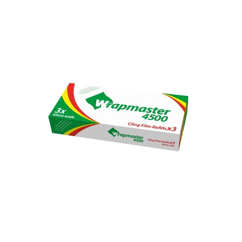 Film alimentaire étirable Wrapmaster 4500 (x3)