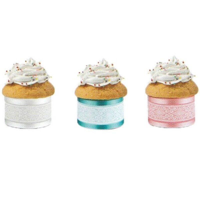 Contour De Gateau Individuel Broderie Rubans Et Bolducs Cerf Dellier