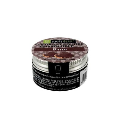 Colorant alimentaire en poudre noir brillant Sévarome 100 g | Cerf Dellier