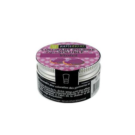Colorant alimentaire liposoluble poudre violet 5 g