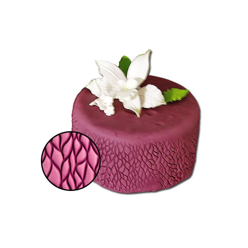 Empreinte effet matelassé veiné Patisdécor