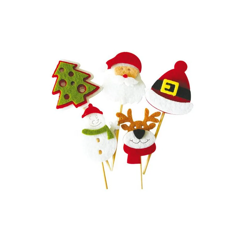 Décors de Noël en feutrine thème 1