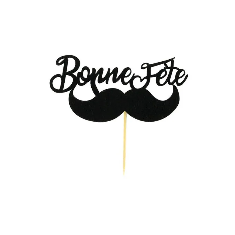Décors sur pique "Bonne Fête" (x2)