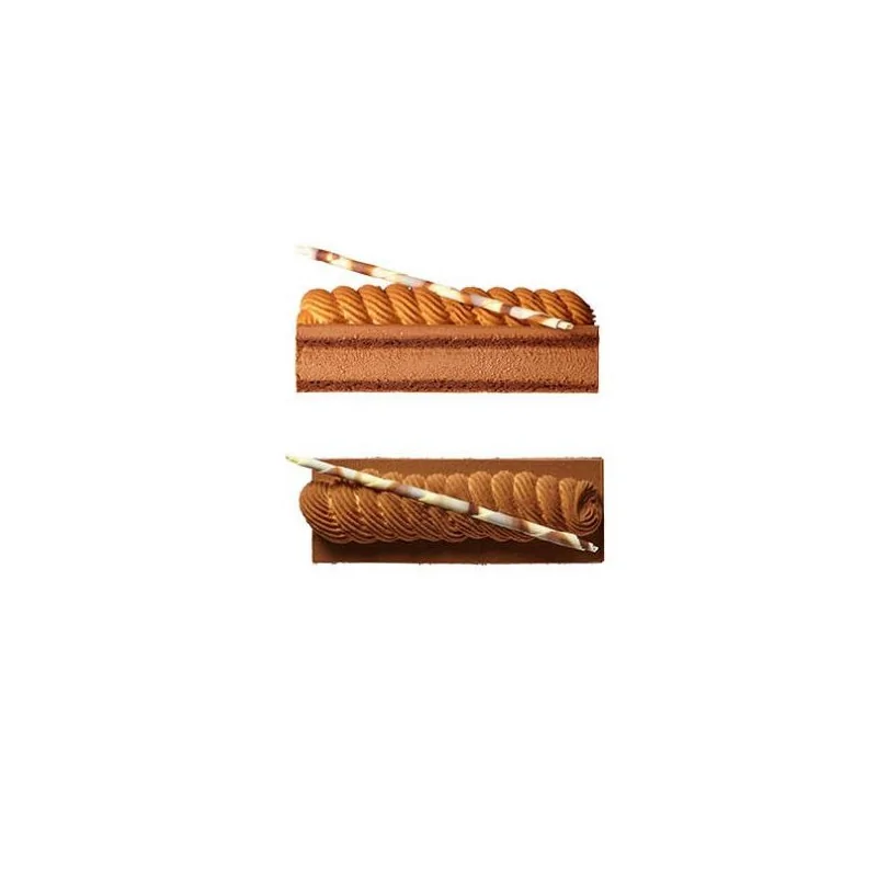 Grands bâtons de chocolat marbré Mona Lisa (± 115)