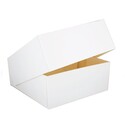 Boîtes à entremets blanches h. 8 cm